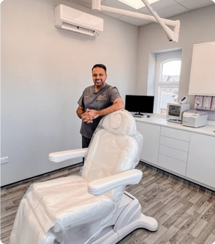 A private treatment room at Precision Medical Clinic in Fence House